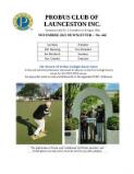 Newsletter / Probus Club of Launceston