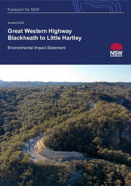 Great Western Highway Blackheath to Little Hartley : environmental impact statement / Transport for NSW