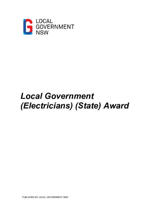 Local Government (Electricians) (State) Award