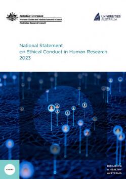 national statement on ethical conduct in human research apa 7