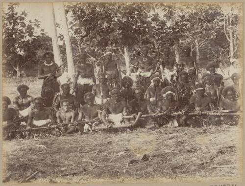 Meeting Fijian chiefs, approximately 1890 / Charles Kerry