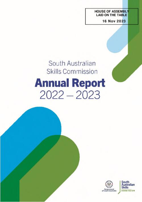 Annual report / South Australian Skills Commission
