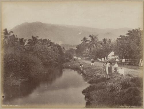 View in Tahiti, approximately 1890 / Charles Kerry
