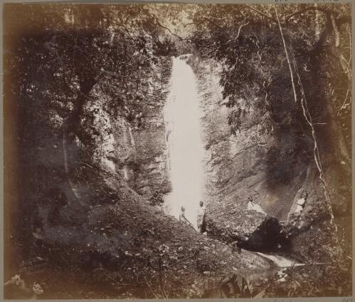 Waterfall, Fiji, approximately 1890 / Charles Kerry