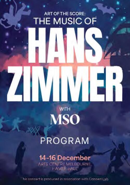 MSO Concert Program: The Music of Hans Zimmer [14-16 December 2023]