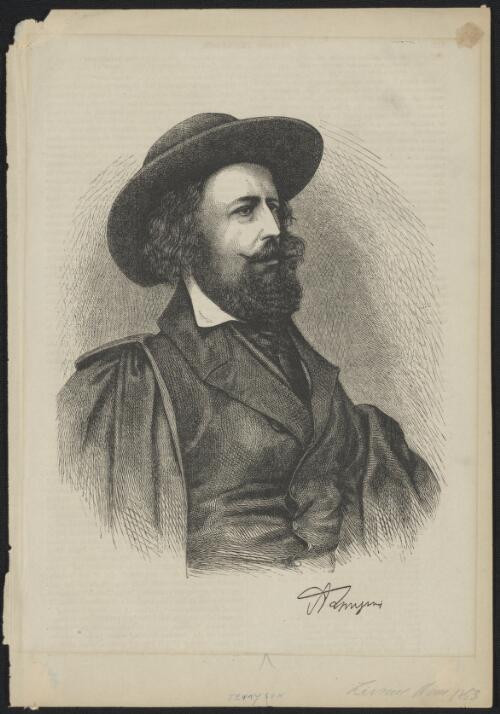 [Portrait of Alfred, Lord Tennyson] [picture]