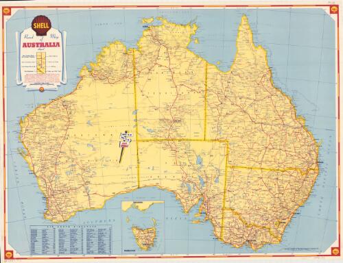 Shell road map of Australia / Shell Company of Australia