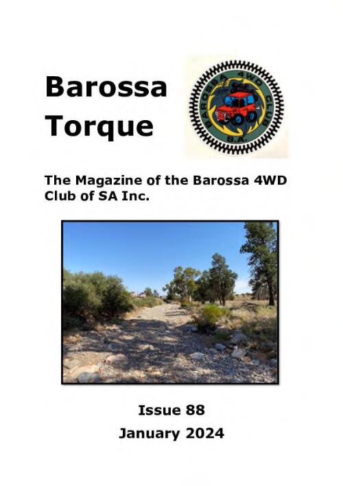 Barossa torque : Barossa 4WD Club of SA Inc. magazine