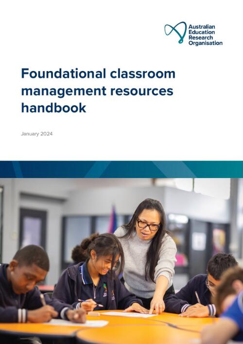 Foundational classroom management resources handbook / Ben Peddie, Megan Kelly, Tal Greengard, Catherine Whiting and Sarah Richardson