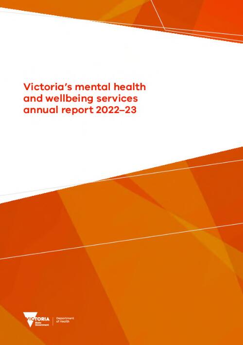 Victoria's mental health and wellbeing services annual report