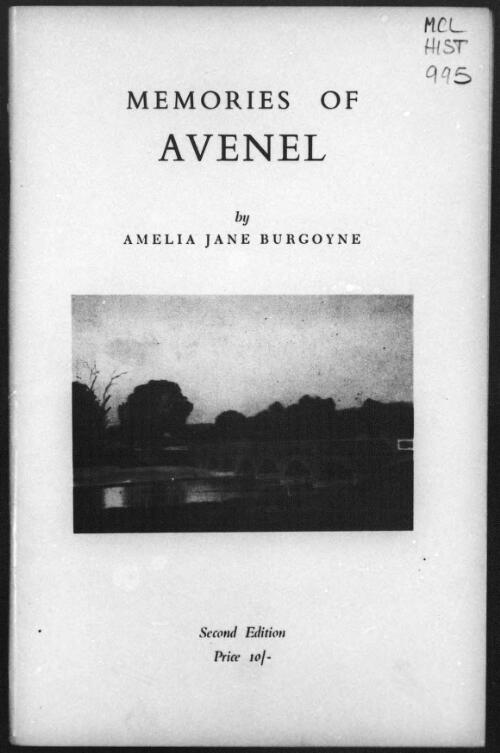 Memories of Avenel / by Amelia Jane Burgoyne