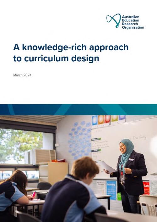 A knowledge-rich approach to curriculum design