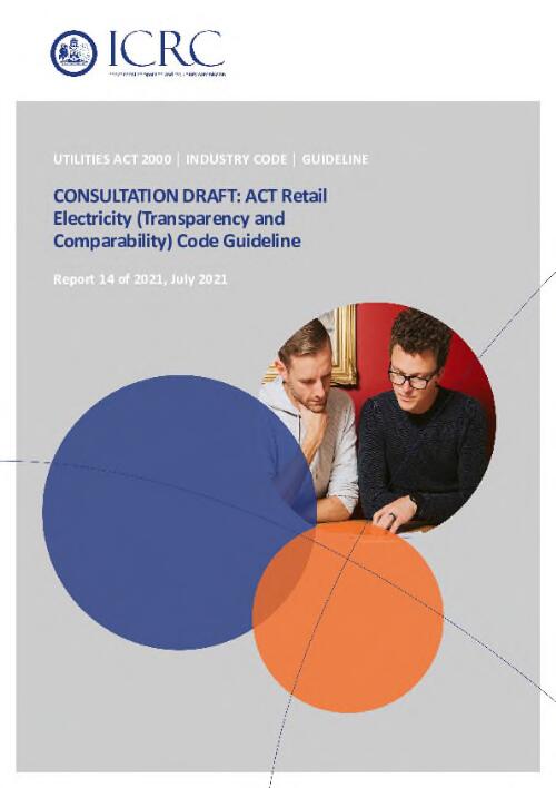 Consultation draft : ACT Retail Electricity (Transparency and Comparability) Code guideline