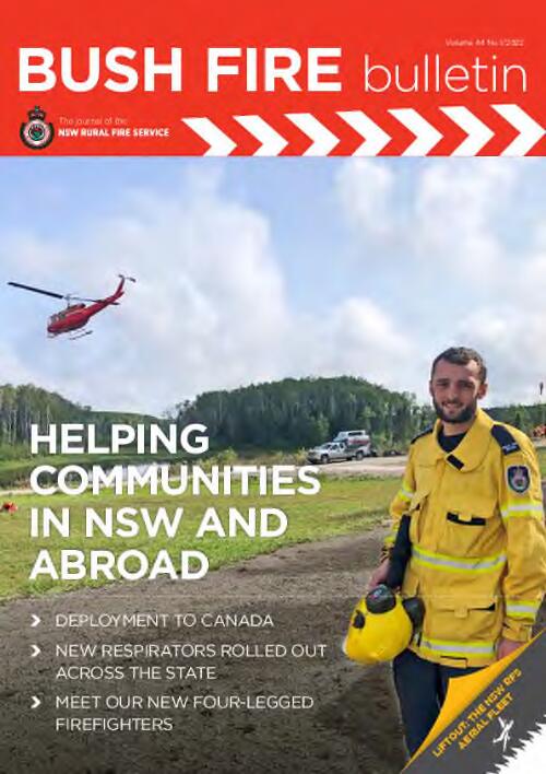 Bush fire bulletin : the journal of the NSW Rural Fire Service