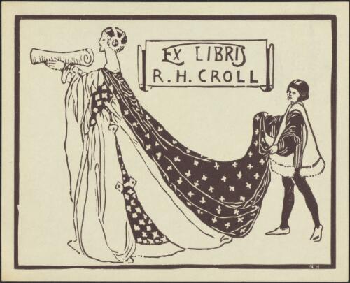 [Bookplate for R.H. Croll] [picture]