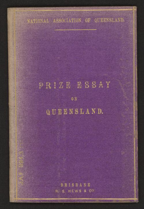 Prize essay on Queensland