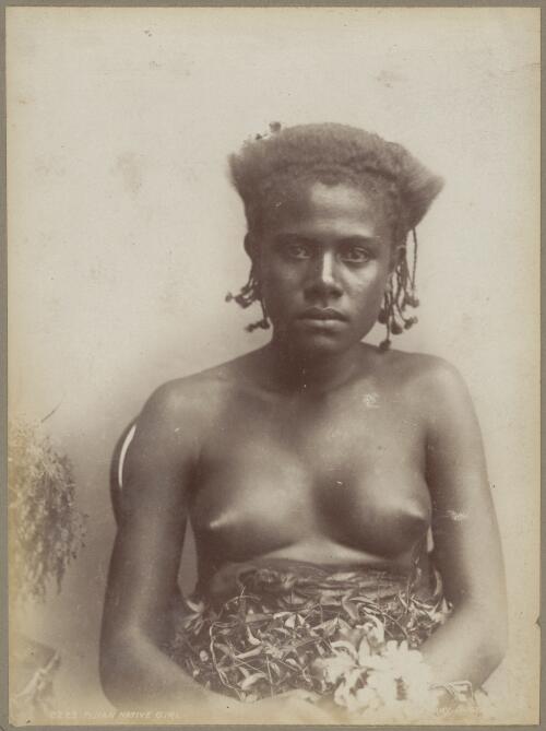 Fijian girl, approximately 1890 / Charles Kerry