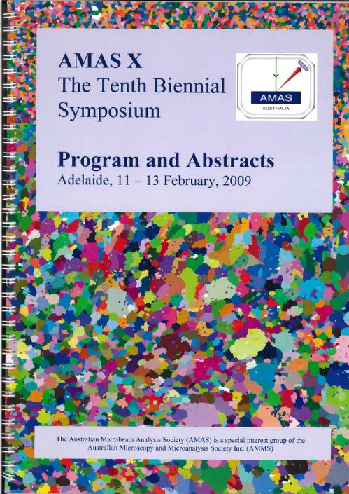 AMAS X – The Tenth Biennial Symposium Program and Abstracts, Adelaide, 11-13 February 2009 / editors: Lyn Waterhouse & Ken Neubauer