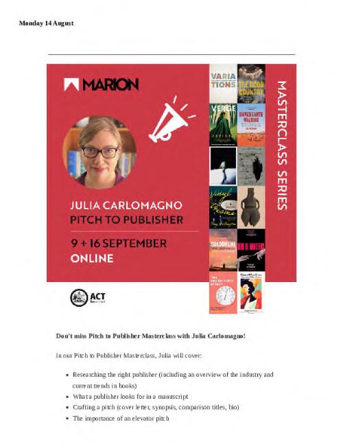 Marion : elevating writers & their art