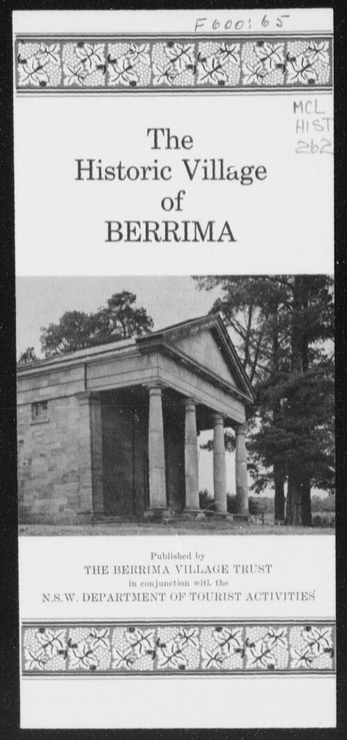 The Historic village of Berrima