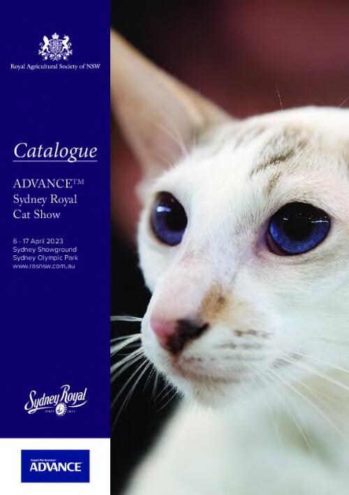 Sydney Royal Cat Show catalogue