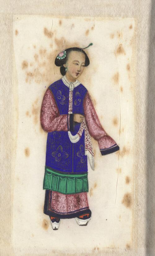 [Qing dai gong ting ren wu hua ji = Court figures in Qing dynasty China]