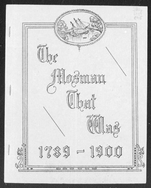 The Mosman that was, 1789-1900 [microform] / [compiled by D. (Jack) Carroll]