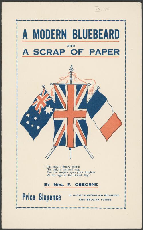 A modern Bluebeard and a scrap of paper  / by Mrs. F. Osborne