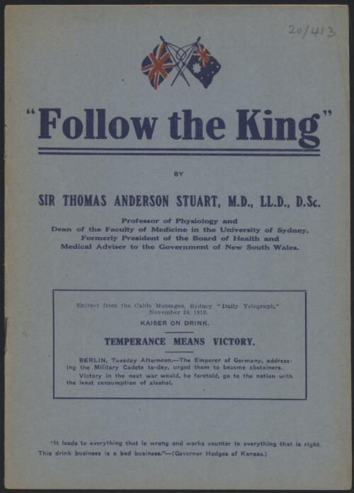 Follow the King / by Sir Thomas Anderson Stuart