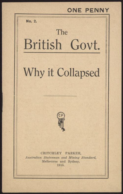 The British Govt. : why it collapsed