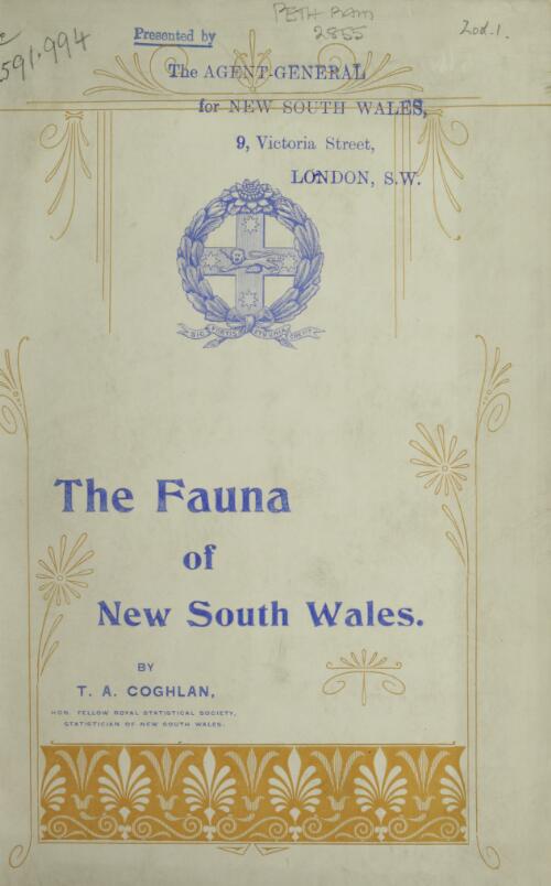 The Fauna of New South Wales / by T.A. Coghlan