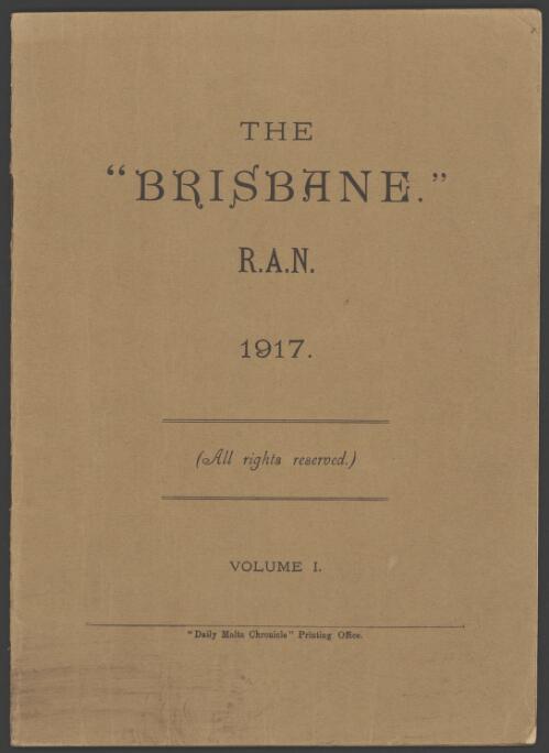 The Brisbane : R.A.N