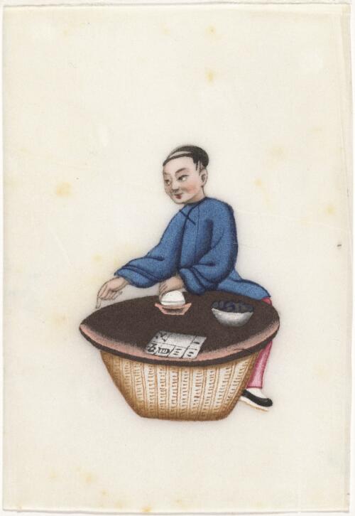 [Zhongguo chuan tong min jian bo cai tu. Cai shu (3) = Set of paintings on Chinese gambling in 19th century China. Guess numbers]