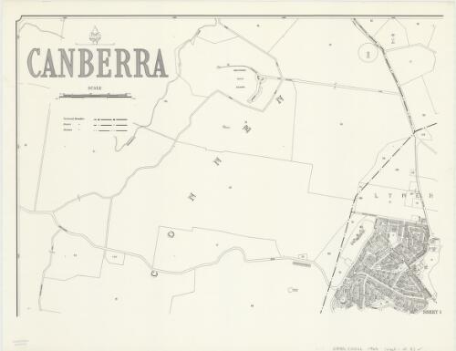 Canberra / compiled and drawn by the Survey Branch, Dept. of the Interior, Canberra, A.C.T