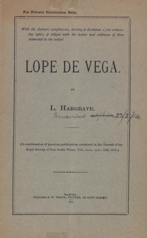 Lope de Vega / by L. Hargrave
