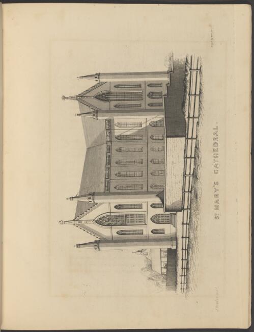 St. Mary's Cathedral, Sydney / J. Fowles delt.; F. Mansell sc