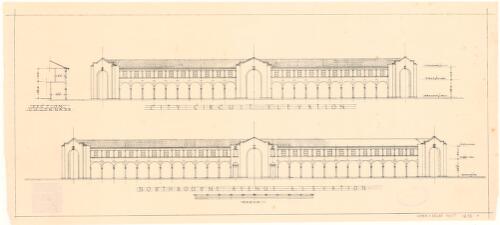 [Modified design for Melbourne and Sydney Buildings, Canberra] [Technical drawing]