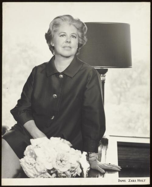Portrait of Dame Zara Holt, 1968, 2 / Athol Shmith