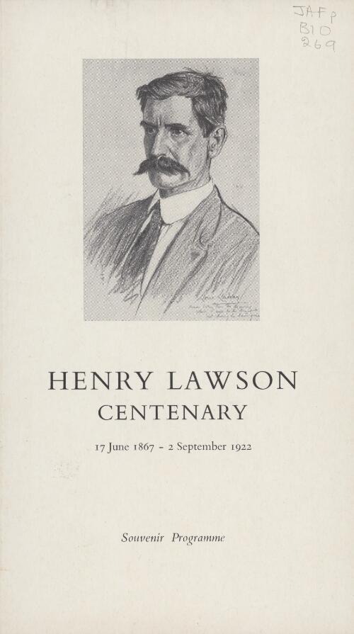 [Programmes, press reports etc : dedication of Henry Lawson Memorial, Eurunderee (near Mudgee, N.S.W.), 2nd September, 1949]