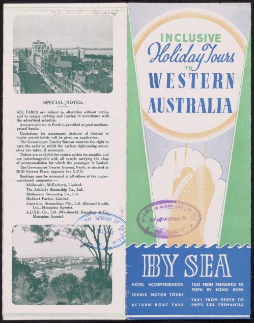 [Shipping - General : ephemera material collected by the National Library of Australia]