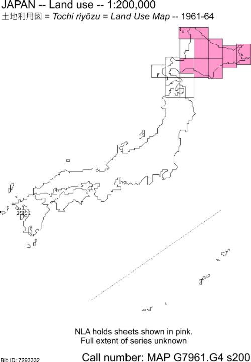 Tochi riyōzu = Land use map / Kokudo Chiriin hen