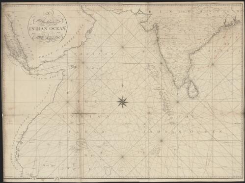 A new chart of the Indian Ocean improved by W. Heather [cartographic material] / drawn by J.Norrie ; engraved by J. stephenson