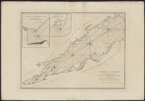 A chart of the Red Sea from Geddah to Suez, according to the general chart of Mr. d'Après de Mannevillette, corrected and improved from the surveys by Mr. C. Niebuhr in 1762 and 1763 [cartographic material]