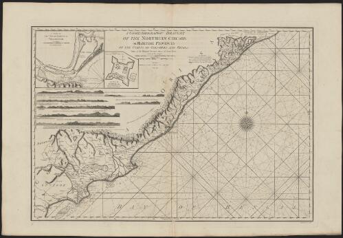 A geohydrographic draught of the Northern Circars or Maritime Provinces on the coast of Golconda and Orissa [cartographic material] : from all the original surveys extant of those parts / engrav'd by S. J. Neele