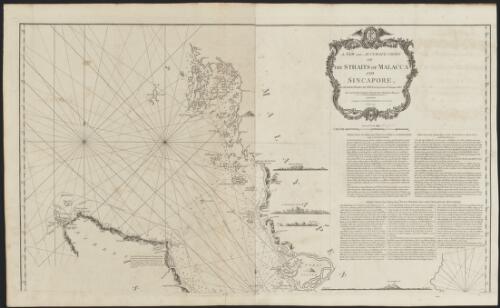 A new and accurate chart of the Straits of Malacca and Sincapore [cartographic material] / by Senhor Pedro de Nova an experienced Portugese pilot who carried the Camden through the Straits in June 1770
