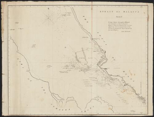 Strait of Malacca [cartographic material] : to Capt. Charles Christopher Mc. Intosh ; and commanders of ships, trading from Bombay to China, in testimony of the assistance afforded by a liberal communication of their journals and remarks / this chart is inscribed by their most obliged. James Horsburgh ; J. Walker sculpt