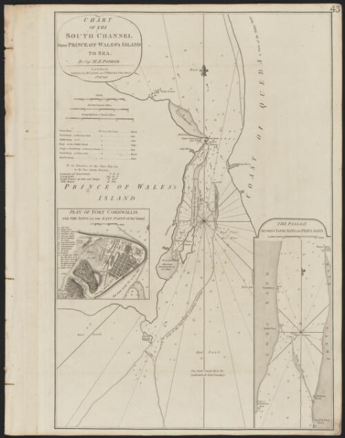 Chart of the South Channel from Prince of Wales's Island to sea [cartographic material] / by  Capt. H.R. Popham