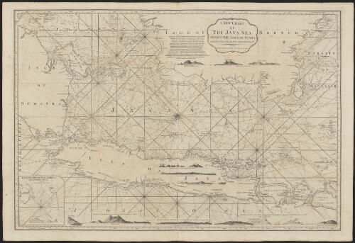 A new chart of the Java Sea within the isles of Sunda with its straits and the adjacent seas [cartographic material]