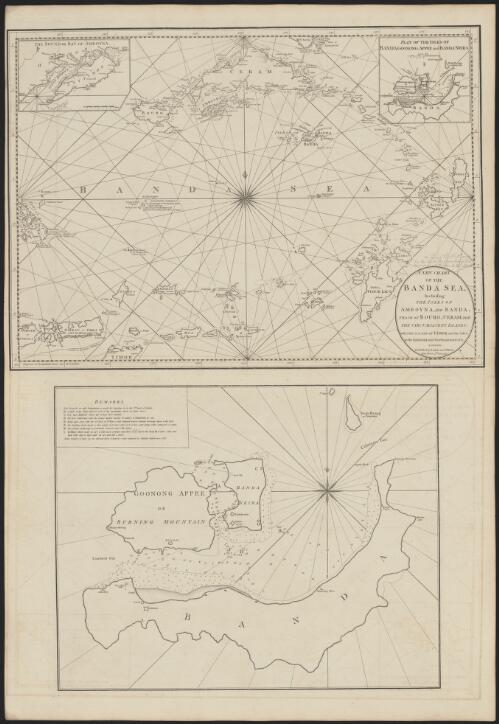 A new chart of the Banda Sea, including the isles of Amboyna, and Banda, those of Bouro, Ceram, and the circumjacent islands ; with the N.E. end of Timor, and the isles to the eastward and northeastward of it [cartographic material]