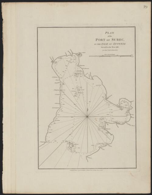 Plan of the Port of Subec, in the Isle of Luconia [cartographic material] / survey'd in the year 1766 (from Monsr. d'Après de Mannevillette)